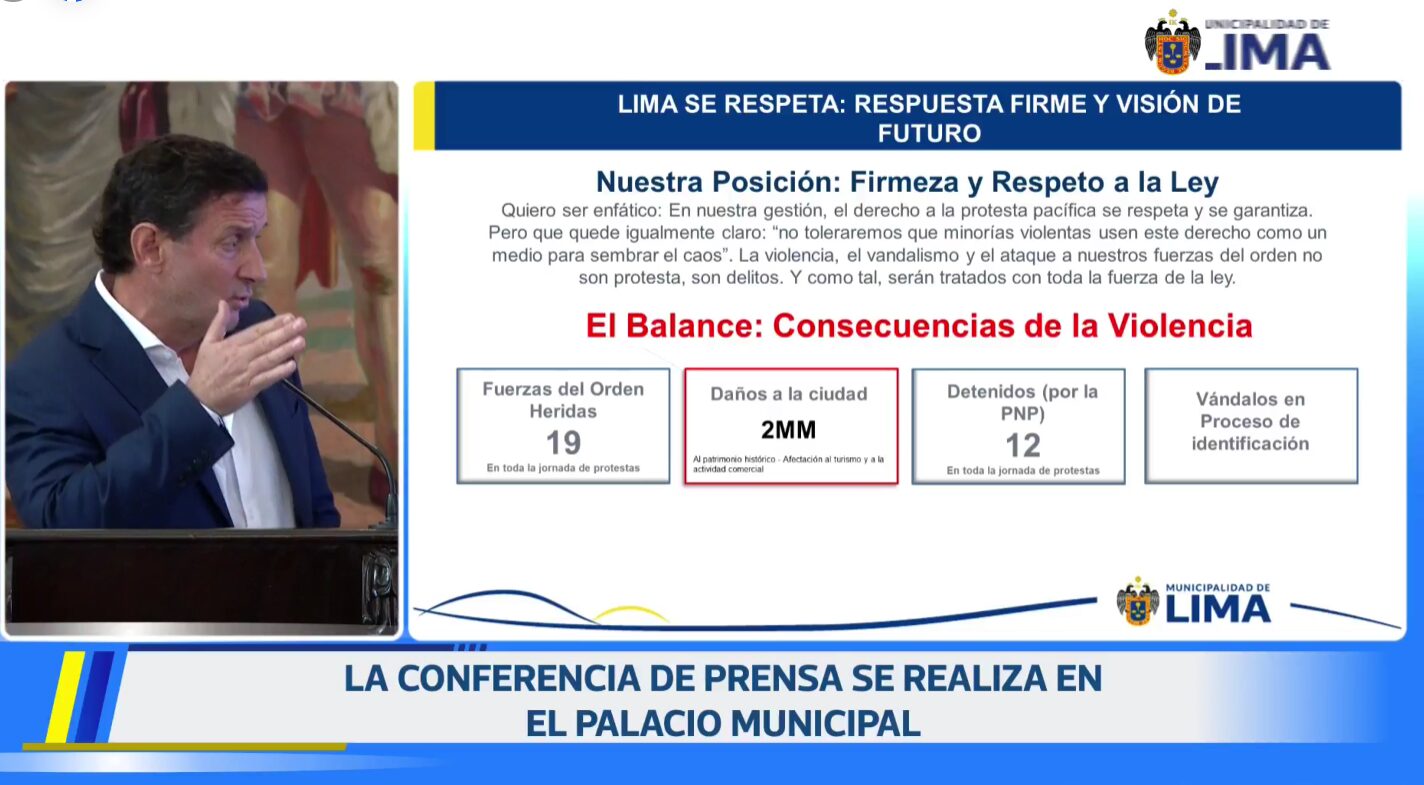 Renzo Reggiardo informa medidas.