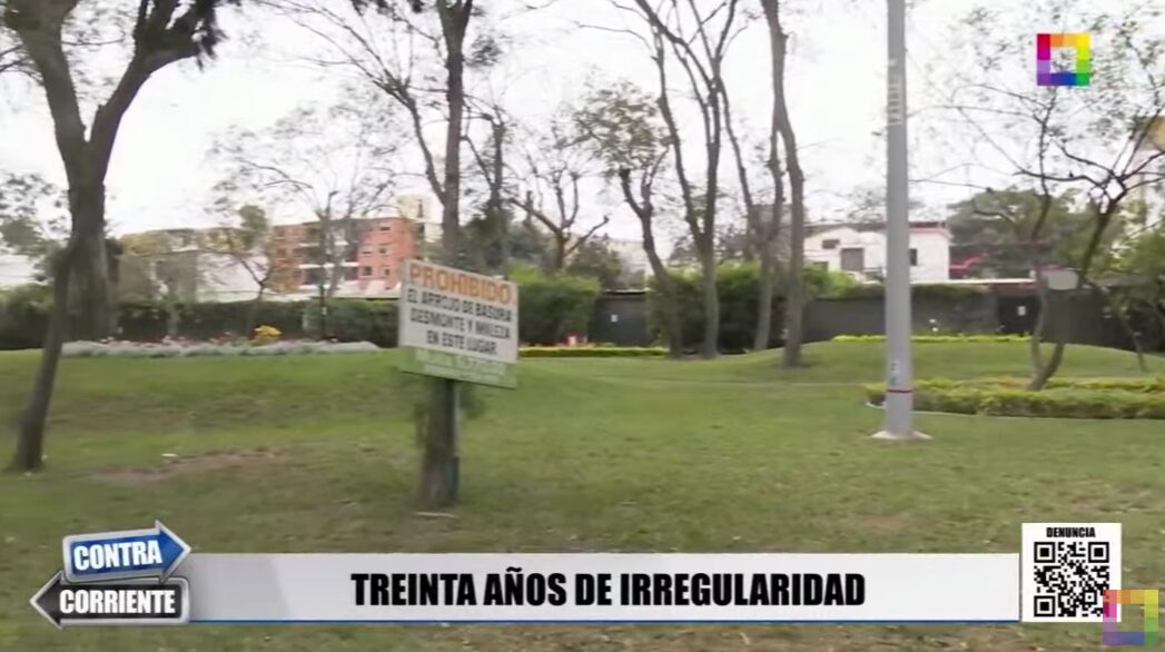 Parques de Surco invadidos.