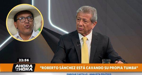 Enrique Castillo criticó que Roberto Sánchez impulse la ‘Toma de Lima’: “Es un pataleo. Se está quedando solo” Enrique Castillo criticó que Roberto Sánchez impulse la ‘Toma de Lima’: “Es un pataleo. Se está quedando solo”