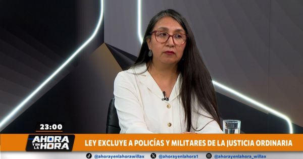 Ruth Luque presentará proyecto para derogar ley de fuero militar policial Ruth Luque presentará proyecto para derogar ley de fuero militar policial