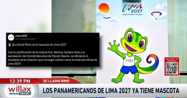 Juegos Panamericanos y Parapanamericanos Lima 2027 eligió como mascota oficial a Rimo: “Construye identidad” Juegos Panamericanos y Parapanamericanos Lima 2027 eligió como mascota oficial a Rimo: “Construye identidad”
