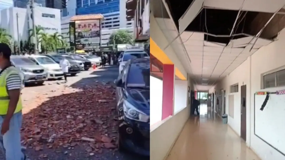 Evacuación y daños materiales tras el terremoto de magnitud 7.6 en Panamá.